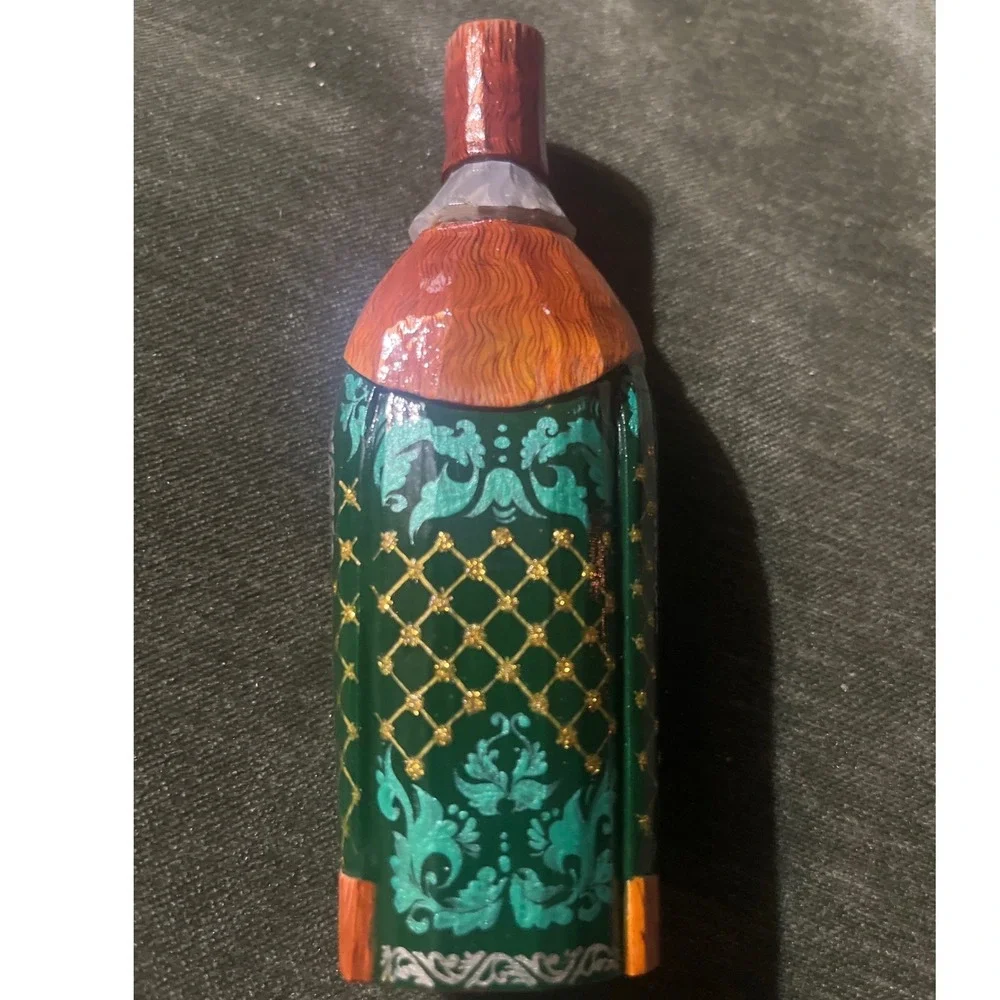 Sergiev Posad‎ ornament Father Frost, Ded Moroz Hand carved Hand painted Russia
